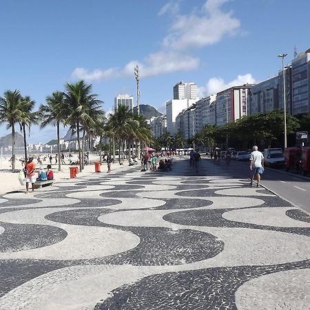 Vista Lateral Mar Copacabana Rio de Janeiro Kültér fotó