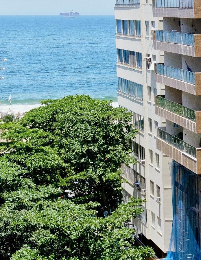 Vista Lateral Mar Copacabana Rio de Janeiro Kültér fotó