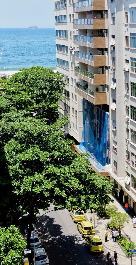 Vista Lateral Mar Copacabana Rio de Janeiro Kültér fotó