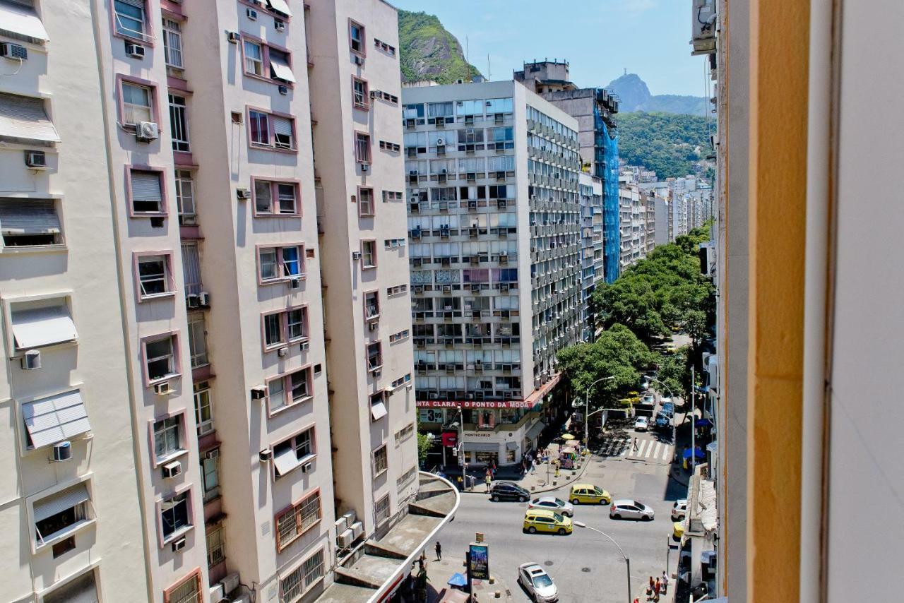 Vista Lateral Mar Copacabana Rio de Janeiro Kültér fotó
