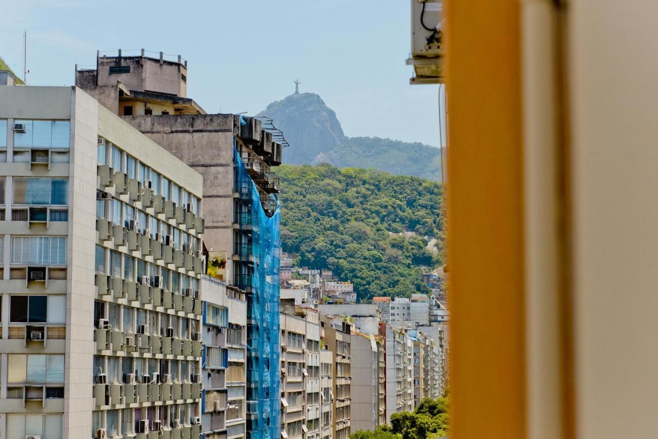 Vista Lateral Mar Copacabana Rio de Janeiro Kültér fotó